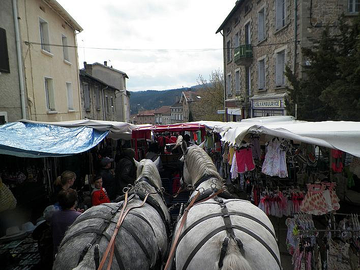 Attelage43 FETE DE L ATTELAGE au marché