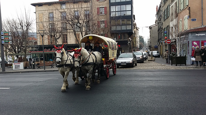 Calèche du PERE NOEL
